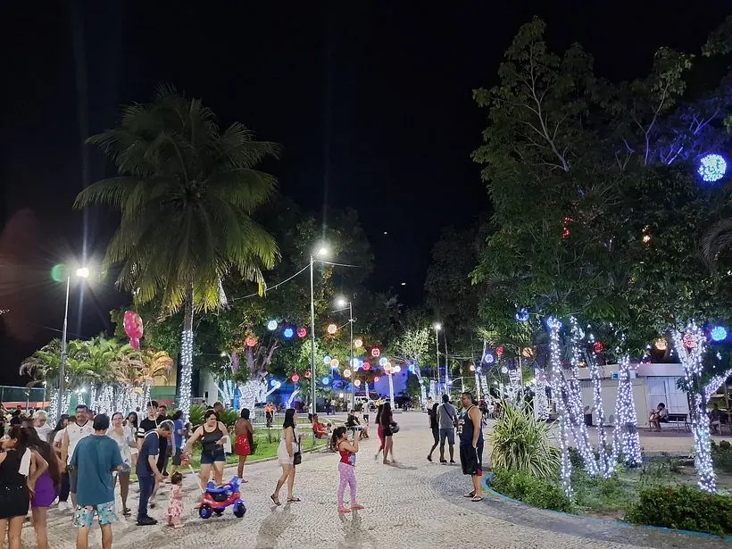 Orla da Praia da Ponta Negra em Manaus