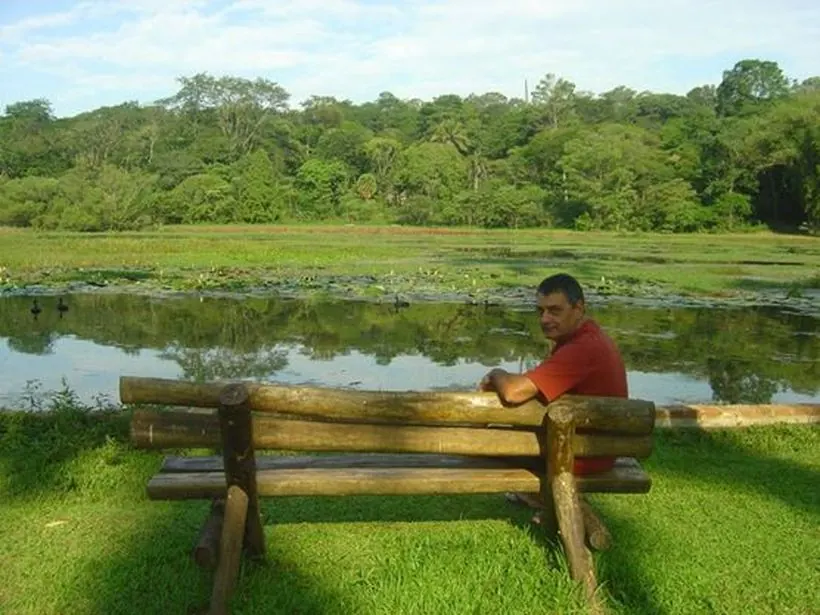 Lago no Horto Florestal Edmundo Navarro de Andrade em Rio Claro SP