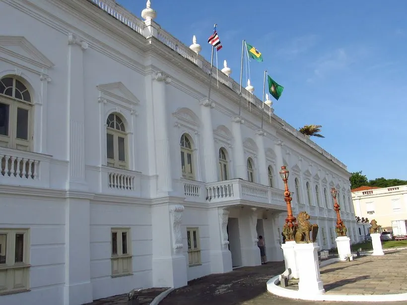 Fachada do Palácio dos Leões em São Luís