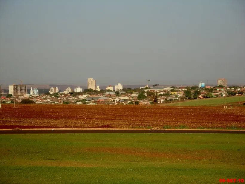 Vista da cidade de Sertãozinho (SP)