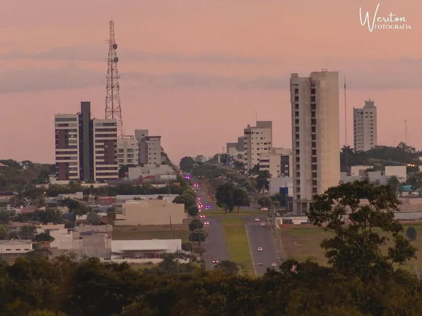 Vista da cidade de Sorriso