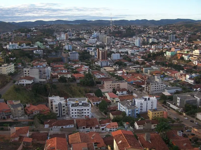 Vista da área urbana de Teófilo Otoni