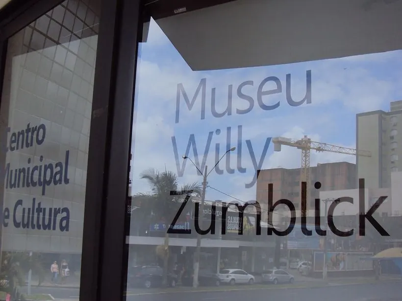 Fachada do Museu Willy Zumblick em Tubarão